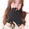 SIVAN Women's Cold Resistant Gloves, Thermal Insulation, Thick Fleece Lining,