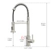 Smart Motion Sensor Touchless Kitchen Faucet, Hands-Free Automatic Pull-Out Sprayer