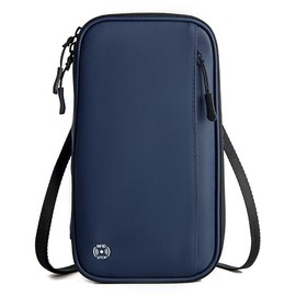 Paifeancodill Travel Wallet and Passport Holder, Travel Passport Wallet, RFID Blocking Credit Card Wallet for Men & Women, Family Passport Holder, Trip Document Organizer for Phone and Tickets (Blue)