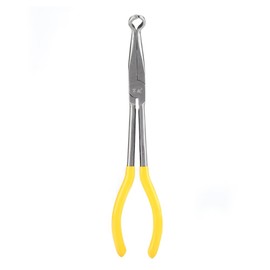 3Pcs 11 Inch Extra Long Nose Pliers Set 45/90 Degree Bent Nose O-shape Tip Plier Hand Tool Set(O-shape)