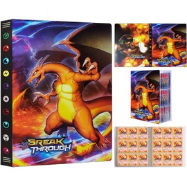 Scrapbook Large, Scrapbook, Card Album Card Holder Folder Book GX VMAX V Trainer Trading Card Albums, 24 Pages Can Hold 432 Cards (DP7-5)