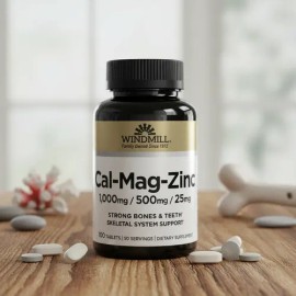 Cal Mag Zinc Calcio Magnesio 100 Tabs Windmill