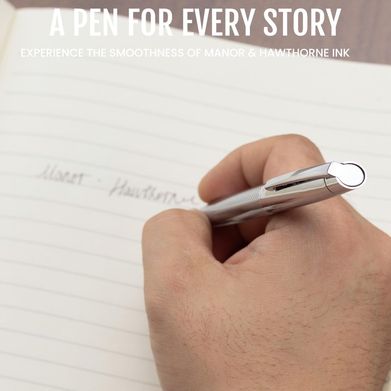 Manor & Hawthorne Elegant Ballpoint Pen - Premium Writing Instrument