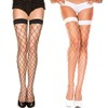 Music Legs Fishnet Knee High Stockings Fishnet Tights Above Knee
