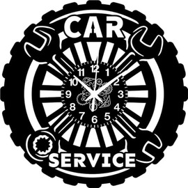 Instant Karma Clocks | Wall Clock | Car Service | Workshop | Mechanical Car Repairs