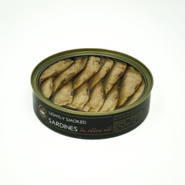 Grilled Catch Wild Caught Brisling Sardines Lightly Smoked in Olive Oil 5.6 oz (Pack of 6)