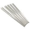 TMAX Smooth Stainless Steel Chopsticks - 5 Pairs Silver Reusable