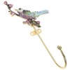 WHAMVOX Elegant Decorative Hooks Metal Wall Mount Retro Bird Shape