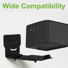 Alyphyly Adjustable Soundbar Mount, Universal Sound Bar Wall Brackets Works