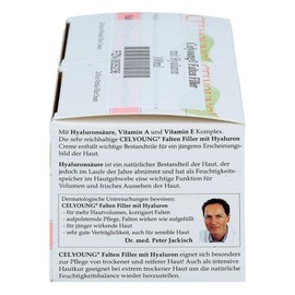 CELYOUNG Wrinkle Filler with Hyaluronic Cream 100 ml