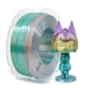 FilaBees 3D Printer Filament Silk PLA Filament 1.75mm, Multicolor Rainbow