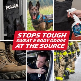 Velocity Gear Odor Eliminator for Police Gear, K-9 Equipment, Cop, Correction Officer, Law Enforcement Accessories, 32 oz