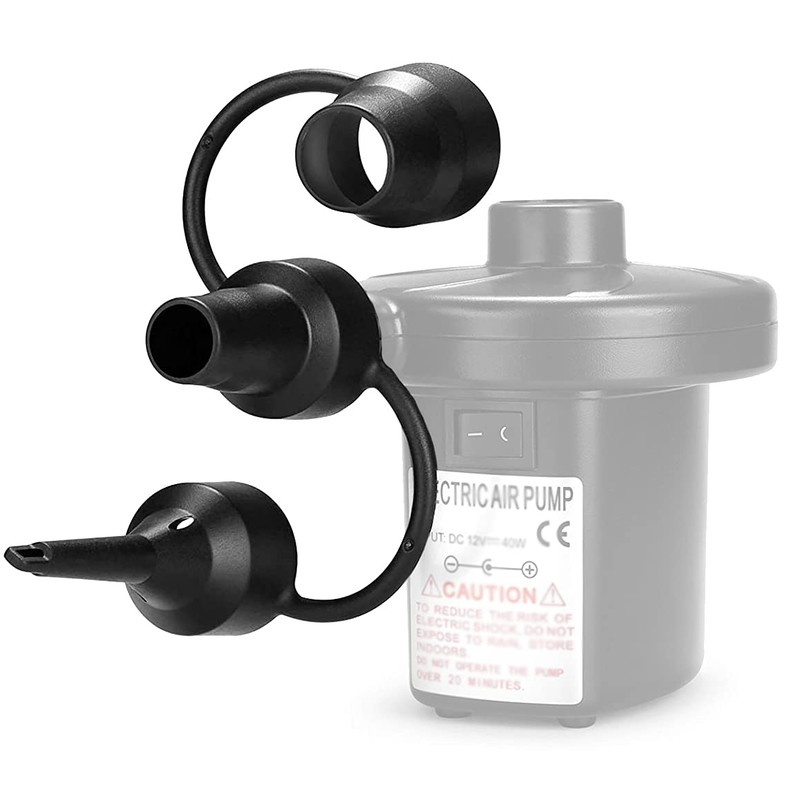 Replacement Nozzles Electric Air Pump 3 Sizes Head Plastic for