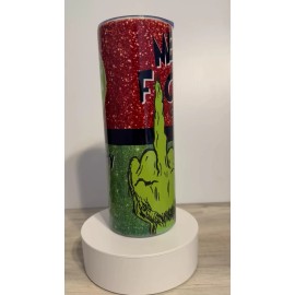 Handmade Merry F***ing Christmas Grinch 20oz tumbler