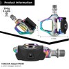 ROCKBROS Road Bike Pedals Colorful Alloy Clipless Bicycle Pedals with