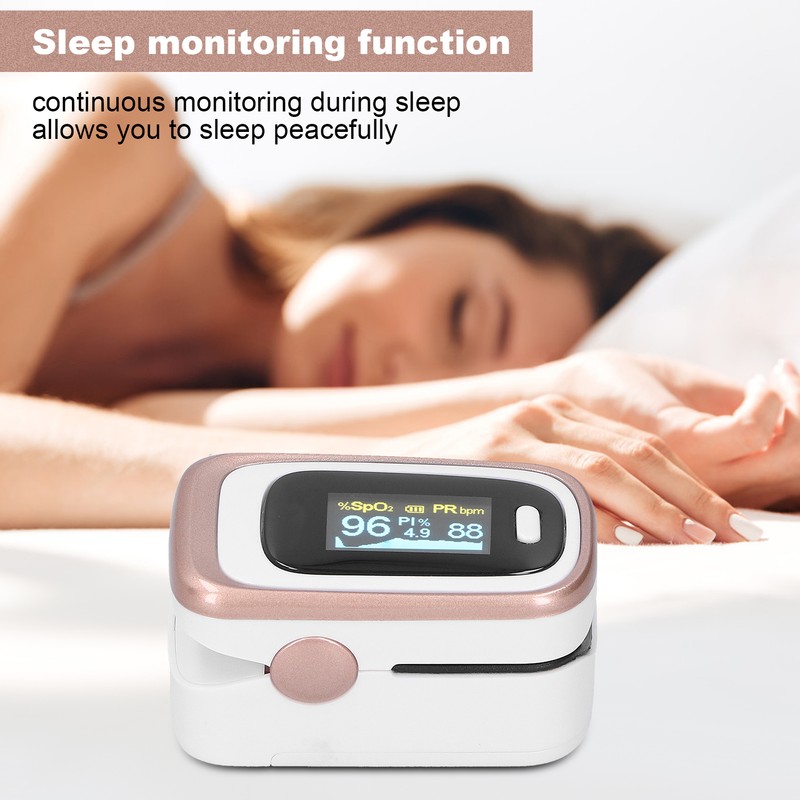 Fingertip Clamp Pulse Oximeter Blood LCD Display Oxygen Saturation Test