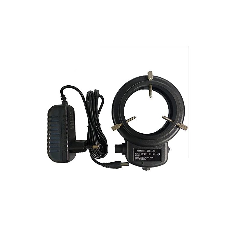 Bulipu White Adjustable 144 LED Beads Ring Light Illuminator for