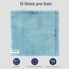 Okaei Microfibre Cloths, Pack of 12, Non-Stick Microfibre Cloths, Lint-Free