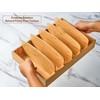 Umilife Extra Large Kitchen Cabinet & Drawer Organizer, Bamboo Lid