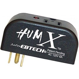 Ebtech Hum X Ground Line Voltage Filter,Black