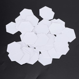 100Pcs Paper Piecing Hexagonal Template for Quilting DIY PatchWork Sewing Crafts Hex Paper Modelboard (16mm)