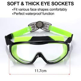 2 Pack Kids Swim Goggles, Swimming Glasses for Children from 3 to 15 Years Old