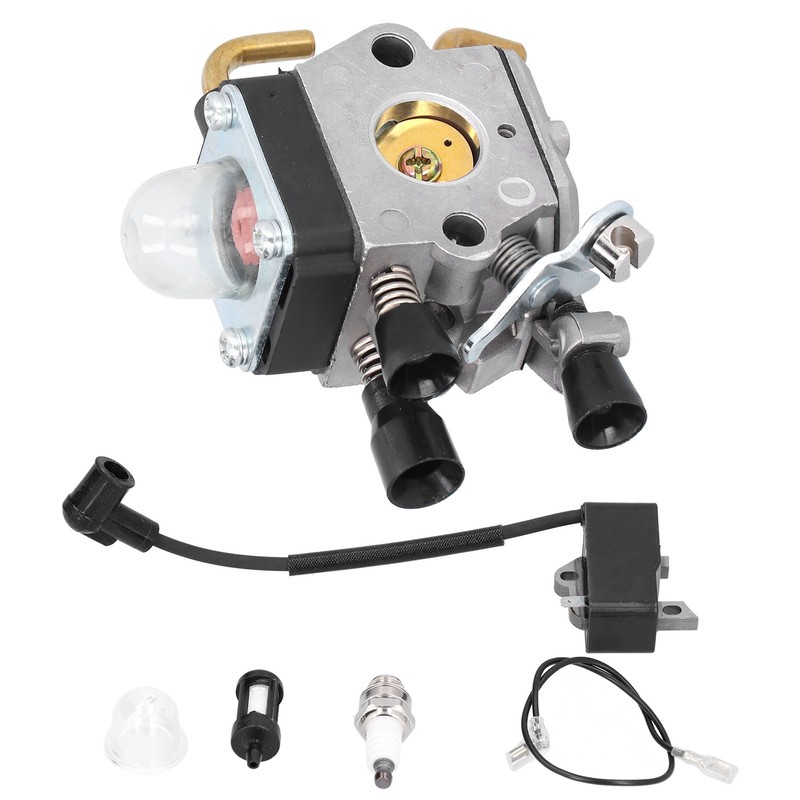 Carburetor Ignition Coil Sparking Plug Set for STIHL FS75 FS80