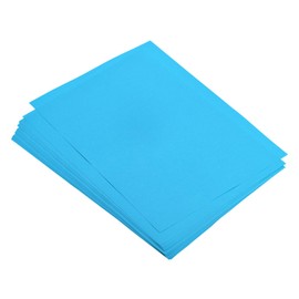 sourcing map 50 Sheets Colored Copy Paper 8.3 Inch Printer Paper 80gsm Pale Blue for Office Printing, Document Copying, Invitations, Forms, Art Projects