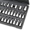 CARBYNE 36-Piece Hex (Allen), Torx Bit Socket & E-Torx Set