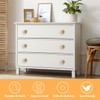 Gelewuld Round Cabinet Knobs, 6 Pcs Drawer Knobs, Kitchen Gold