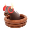 Inflatable Water Bull Ice Bucket with Rings Toss,Bull Cooler Beverage