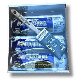 Arroworthy Classic Pro Pack, 3 x 9 Inch Microfibre Sleeves, 2 Inch Classic Angled Paint Brush, 4 Piece Set
