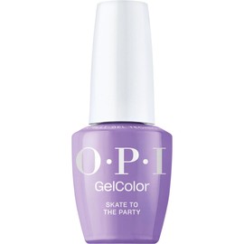 OPI GelColor Skate to the Party | Opaque Bright Purple Crème UV Cure Gel Nail Polish | Vegan & HEMA Free, Long Lasting, High Shine