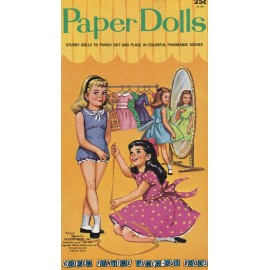 VINTAGE 1960 PAPER DOLLS  GOLDEN CUTE LASR REPRODUCTIN~Or