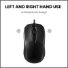 USB 2.0 Optical Wired Scroll Wheel Mouse PC Laptop Notebook