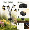 Solar Hanging Lanterns for Outdoor Decor – 4-Pack Warm White