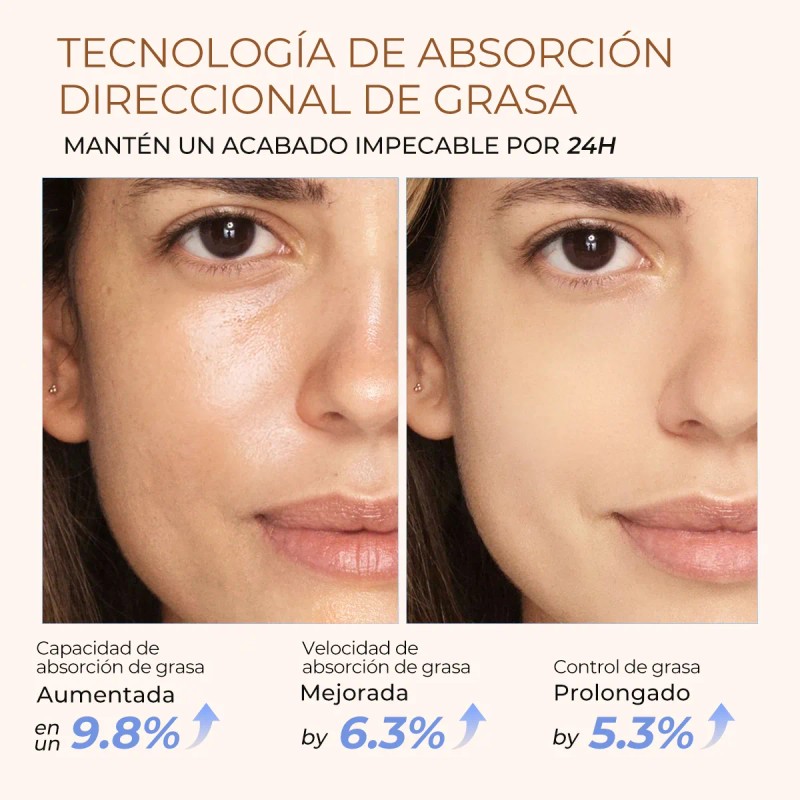 Sace Lady Base De Maquillaje Polvo Compacto Mate Spf30