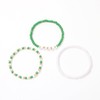 Pingyongchang St. Patricks Day Stackable Beaded Holiday Bracelets Set for