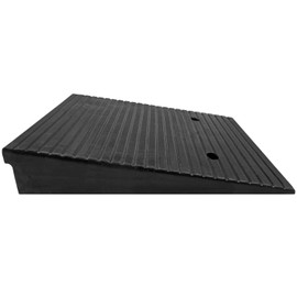 Electriduct 3.6" Mountable Rubber Threshold Ramp for Wheelchairs, Cars, Bikes (Pack of 2)