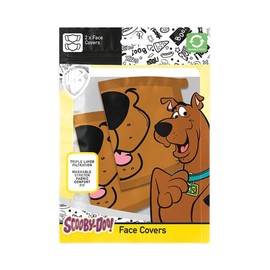 PYRAMID Unisex's Scooby Doo (Mouth) Face Covering Pack of 2