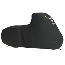 EVRBUL Motorcycle Cover Heavy Duty 420D Outdoor All Seasons Motorbike Sun Cover Protection Compatible with Harley Davidson Road Glide Custom Street Glide Low Rider and up to 98’’ Most Motorcycle