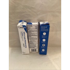 Cerave 3x Cerave Ultra Light Moisturizing Face Lotion SPF 30 1.7oz Exp10/25&Up Dam Box
