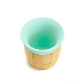 Munchkin® Bambou™ 5oz Open Training Cup for Babies and Toddlers, Non-Toxic Bamboo and Food-Grade Silicone