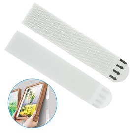 Kemcatui 40 Pairs Large Picture Hanging Strips Heavy Duty, Adhesive Wall Poster Hanger Strips Without Nails, Hang Pictures, Frame, Canvas Without Damaging Walls