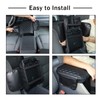 HIRUFAIT Center Console Armrest Cover for Honda Pilot 2003 2004