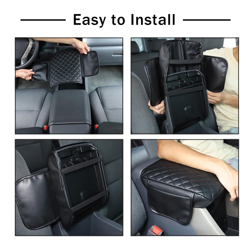 HIRUFAIT Center Console Armrest Cover for Honda Pilot 2003 2004