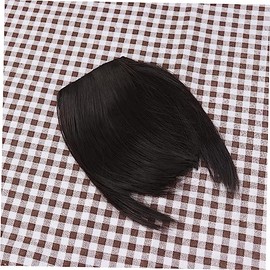 Beavorty Clip En Flequillo Postizo Para Mujer Flequillo Frontal De Cabello Sintético Extensión De Cabello Con Clip Fácil De Usar Para Uso Diario