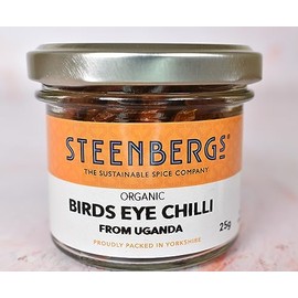 Steenbergs Organic Birds Eye Chilli Whole Dried Standard 25g
