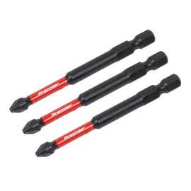 Sealey AK8258 3pc 75mm Pozi #2 Impact Power Tool Bit Set