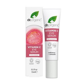 Dr. Organic Vitamin C Eye Serum | Brightening & Illuminating for Dull Under Eyes, Vegan, Natural, Cruelty-Free, Paraben & SLS-Free, Certified Organic,